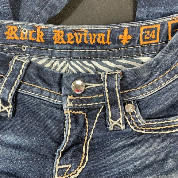 Rock Revival Sorrel Capri Jeans Size 24 - Picture 6 of 9